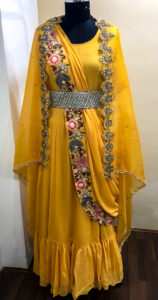 Threads and Antique Embroidery Cape